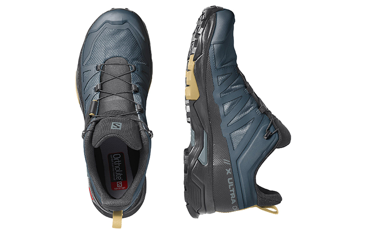 SALOMON X Ultra 4 Mountaineering & Hiking Shoes Men’s Low Top Black/Blue