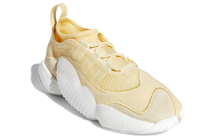 Кроссовки adidas Crazy BYW 2.0 (бело-желтые) — Белый / жёлтый — фото 3