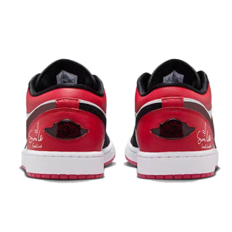 Jordan Air Jordan 1 Low top Vintage Basketball Shoes Unisex Red