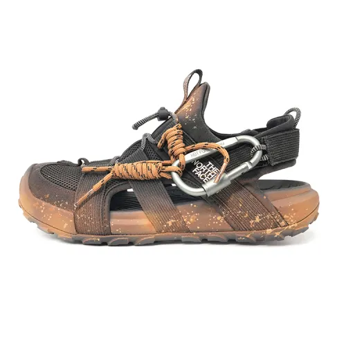 THE NORTH FACE EXPLORE CAMP Sand Desert Crossing Beach Sandals Men's Black Brown