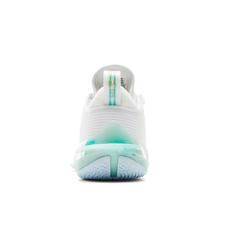 PEAK Flash 6 Cushioning Slip Resistant Abrasion Resistant Breathable Low top Basketball Shoes Men’s White Green