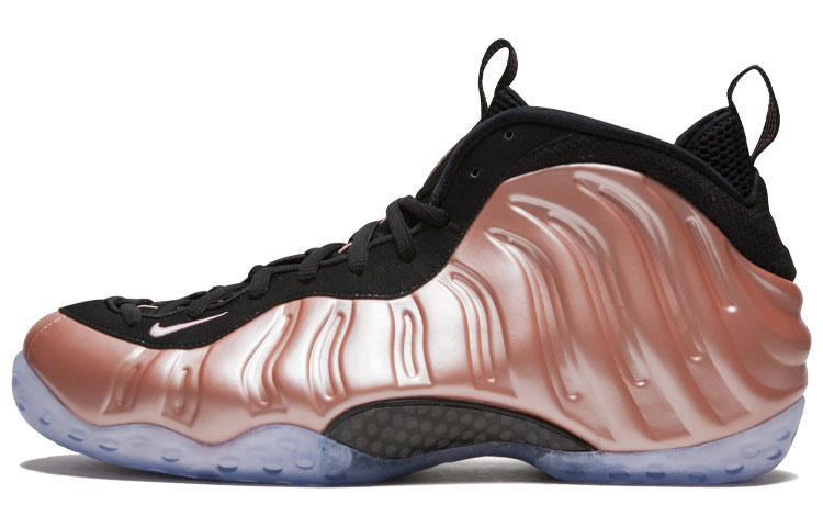 Мужские кроссовки Nike Nike Foamposite One rust pink (розово-золотые)