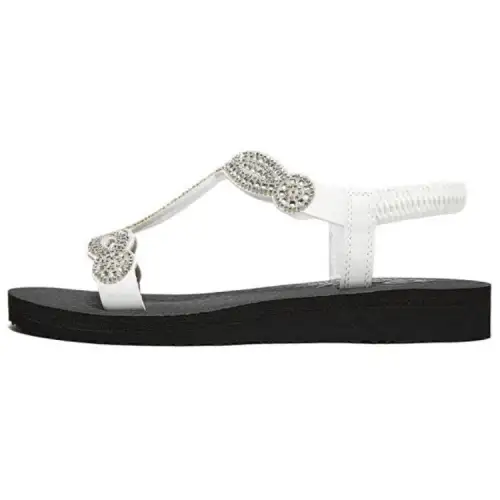 Skechers CALI One Strap Sandals Women's White