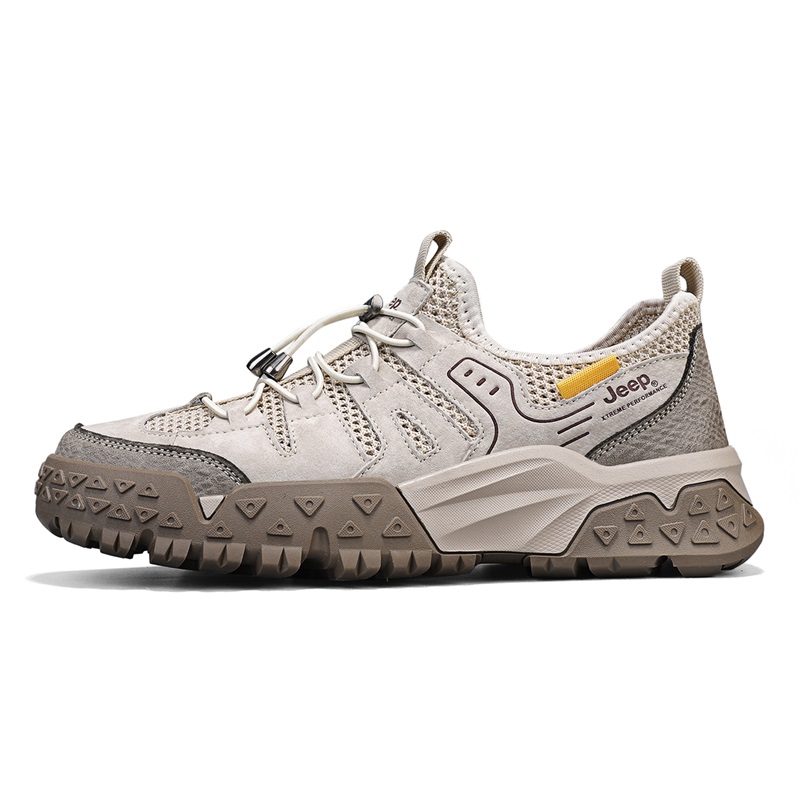 Jeep Breathable Abrasion Resistant Cushioning Coverage Low top Hiking Shoes Men’s