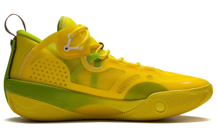 Li Ning Shadow 3 Cushioning Slip Resistant Abrasion Resistant Low top Basketball Shoes Men’s Kiwi Yellow Summer