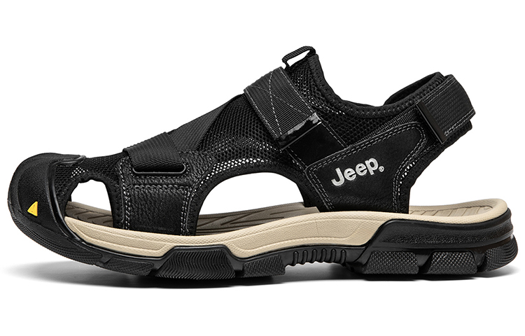 Jeep Mesh River Trekking Shoes Men's Black