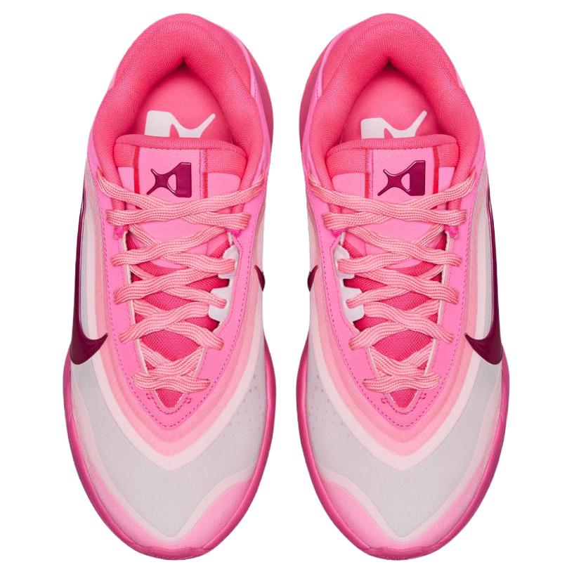 Nike A’One Slip Resistant Abrasion Resistant Low top Basketball Shoes Unisex Pink