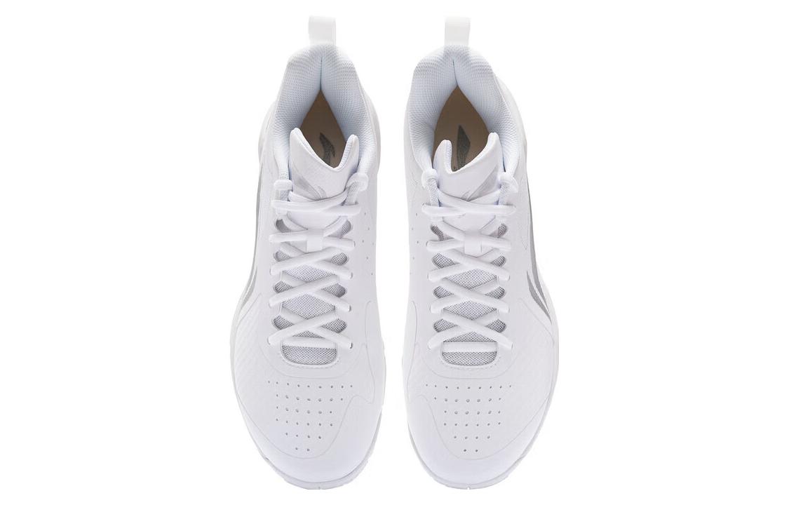 Li Ning Sprint SE Slip Resistant Cushioning Low top Badminton Shoes Unisex White