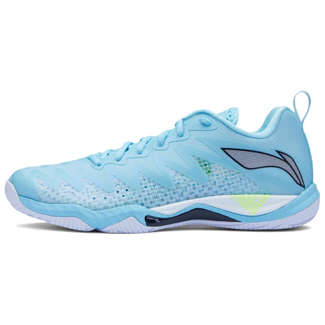 Li Ning Falcon 5 Slip Resistant, Abrasion Resistant, Breathable, Rebound Low top Badminton Shoes Unisex Blue