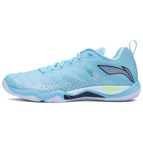 Li Ning Falcon 5 Slip Resistant, Abrasion Resistant, Breathable, Rebound Low top Badminton Shoes Unisex Blue