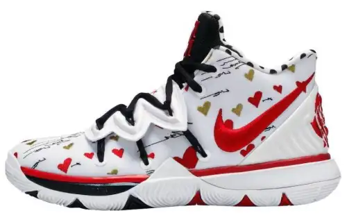 Nike Kyrie 5 Slip Resistant And Breathable Low top Basketball Shoes Unisex White
