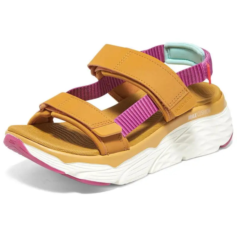 Skechers Beach Sandals Women's Brown Yellow