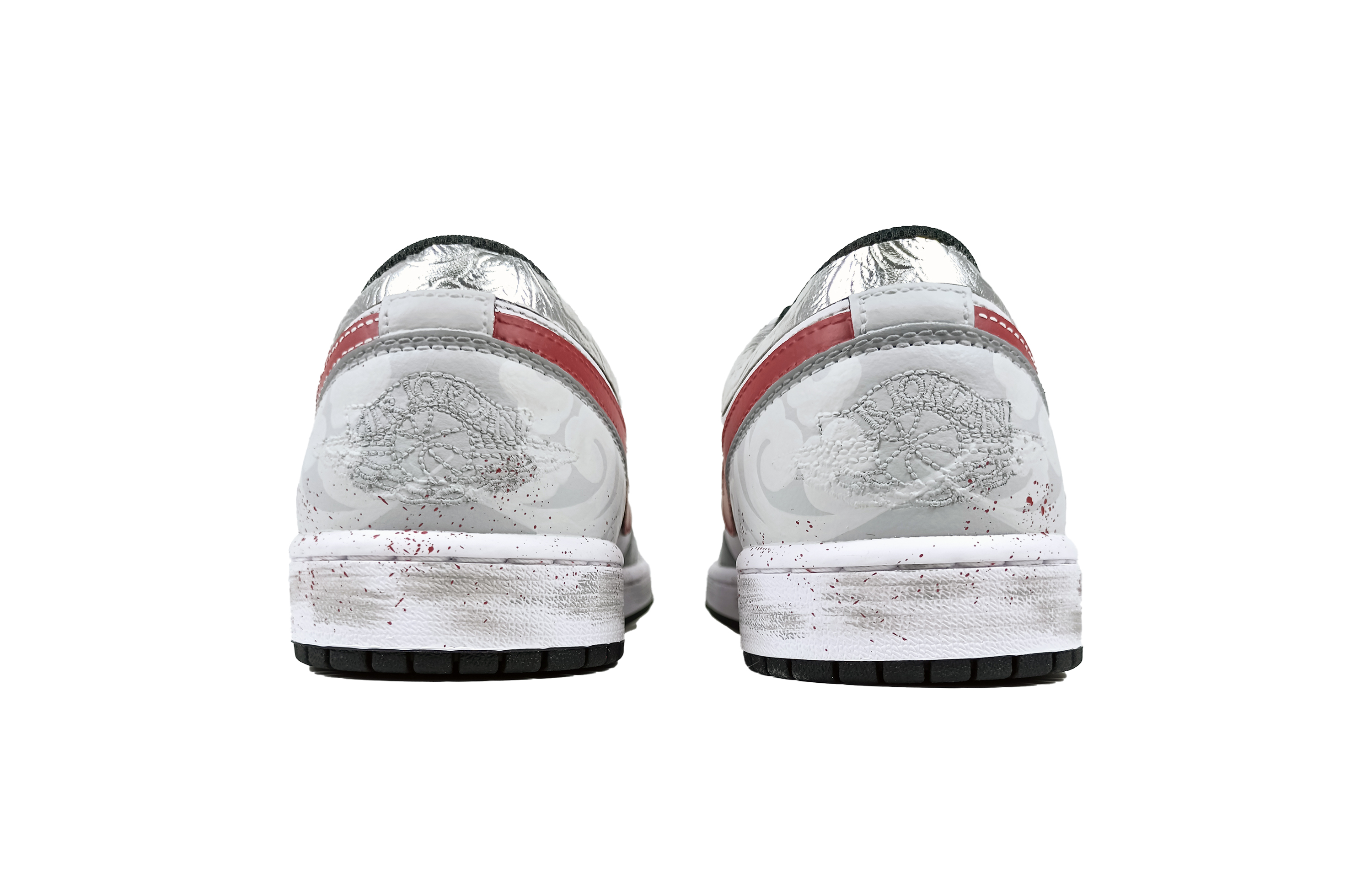 Jordan Air Jordan 1 Year Of The Snake Auspicious Clouds Leather Cushioning Slip Resistant Cushioning Slip Resistant