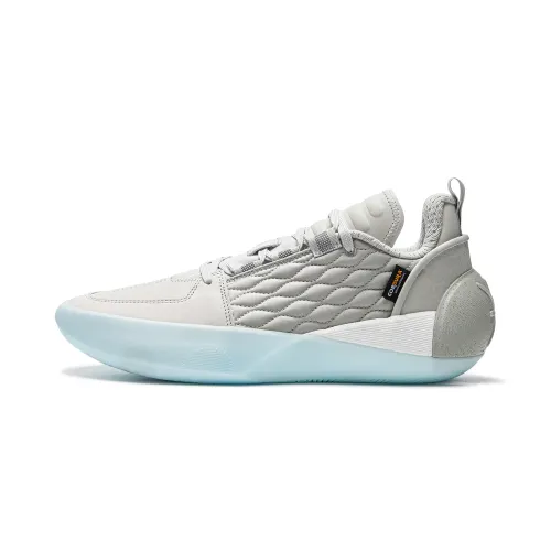Li Ning All City 12 Encore Low top Basketball Shoes Men's Gray