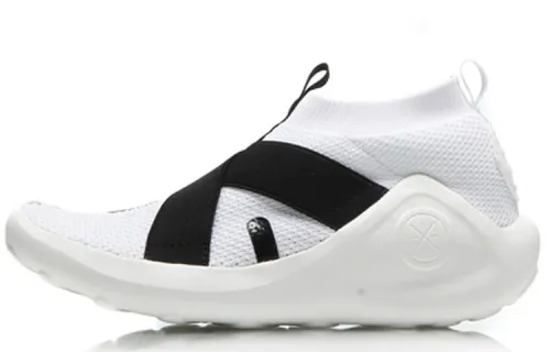 Li Ning Enlightenment Low top Vintage Basketball Shoes Women's White Black Summer