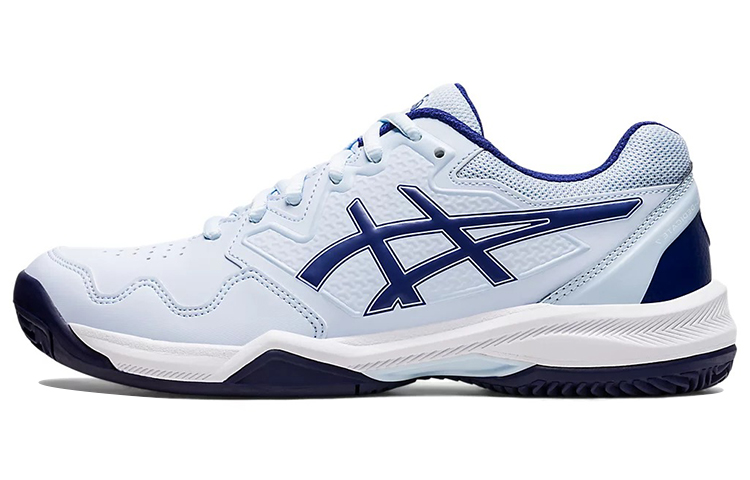 ASICS Gel Dedicate 7 Clay Sneakers 'Light Blue White' Women's