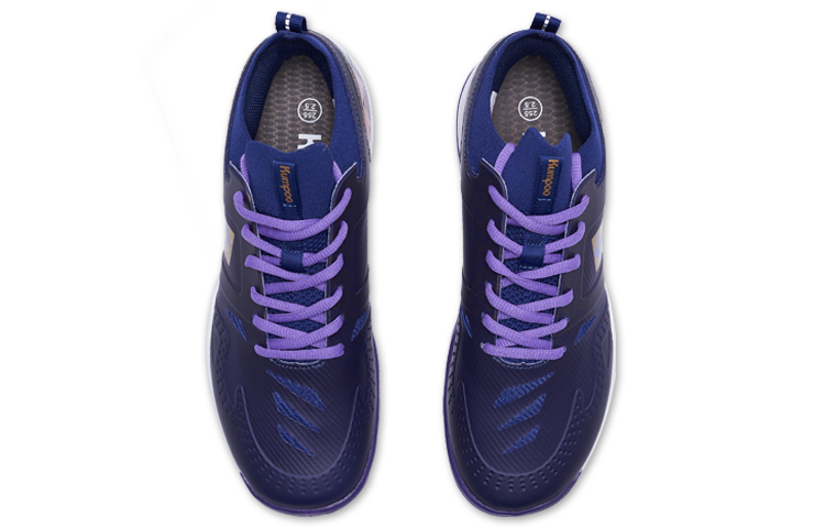 KUMPOO Badminton Shoes Unisex Low Top Purple
