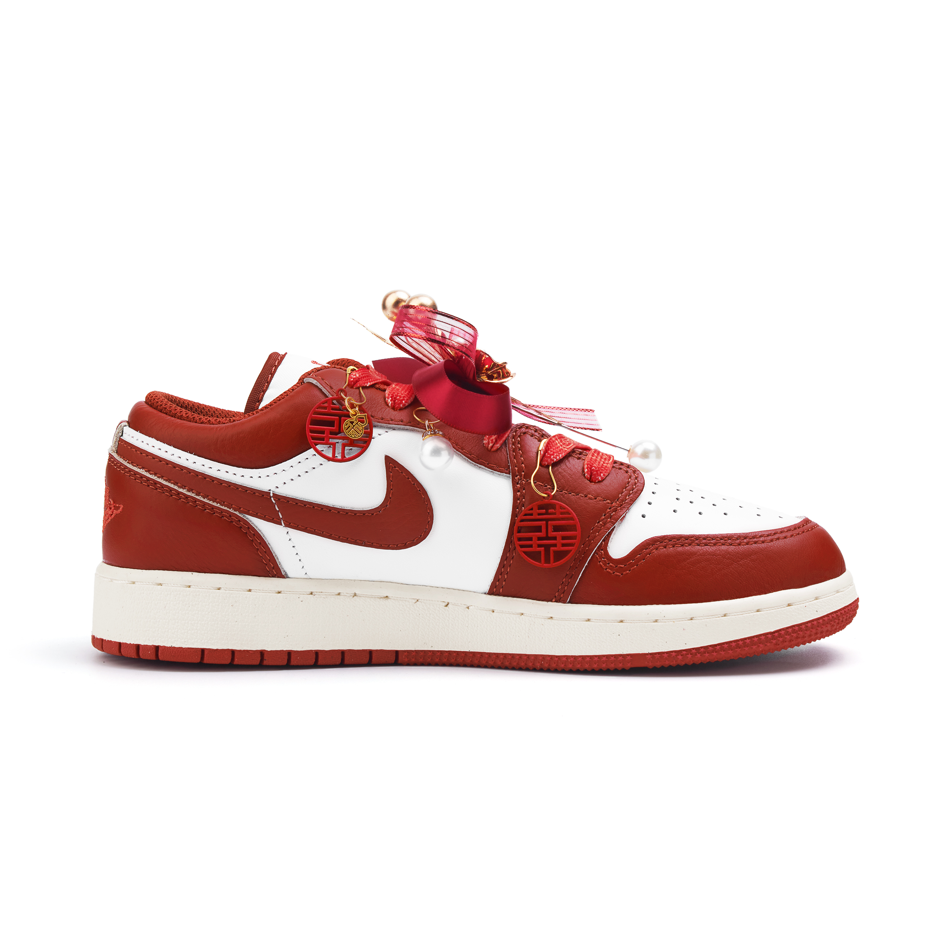 Jordan Air Jordan 1 Low top Vintage Basketball Shoes Women’s Red