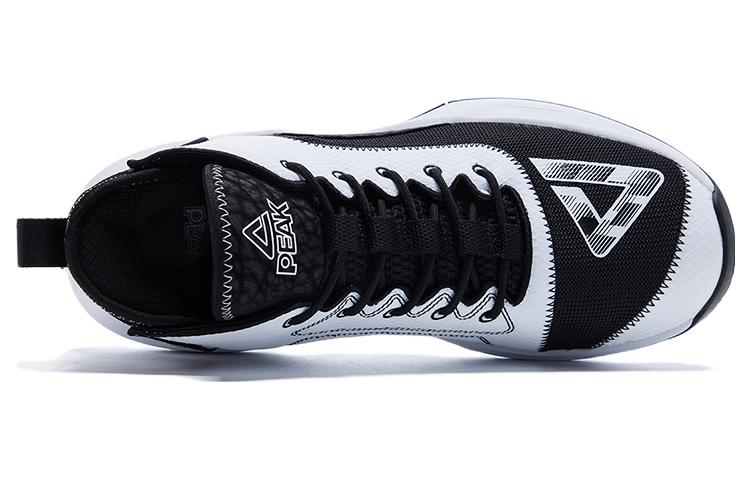 PEAK Speed Collection Cushioning Slip Resistant Abrasion Resistant Low top Basketball Shoes Men’s Black White