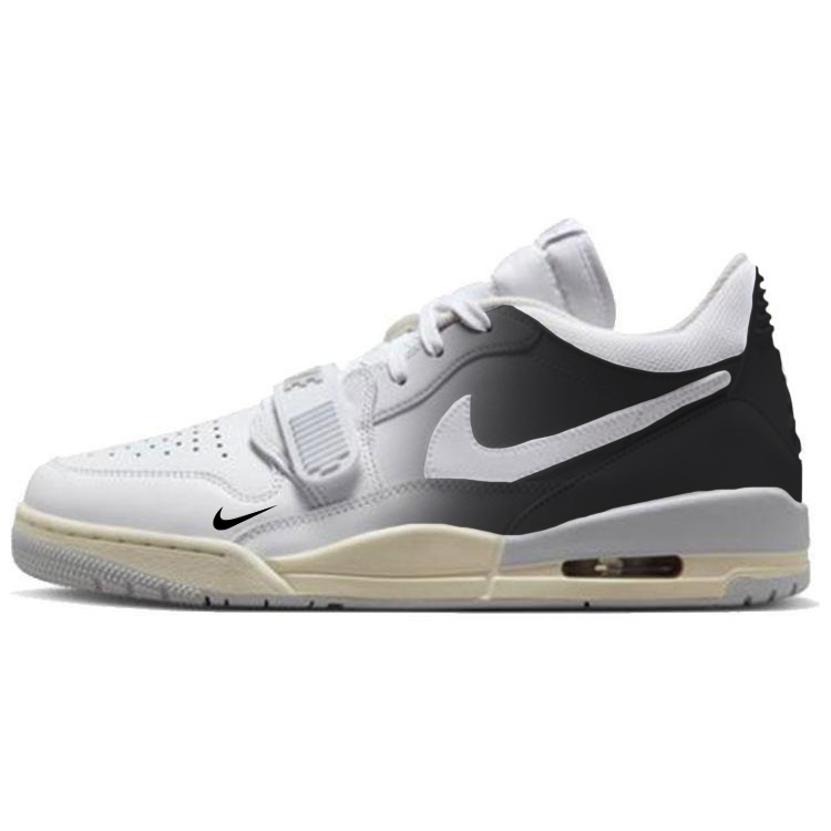 Jordan Legacy 312 Cushioning Slip Resistant Breathable Low top Vintage Basketball Shoes Men’s White Black