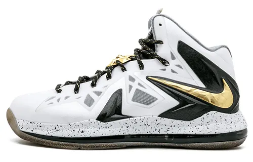 Nike LeBron X Elite+ White Gold