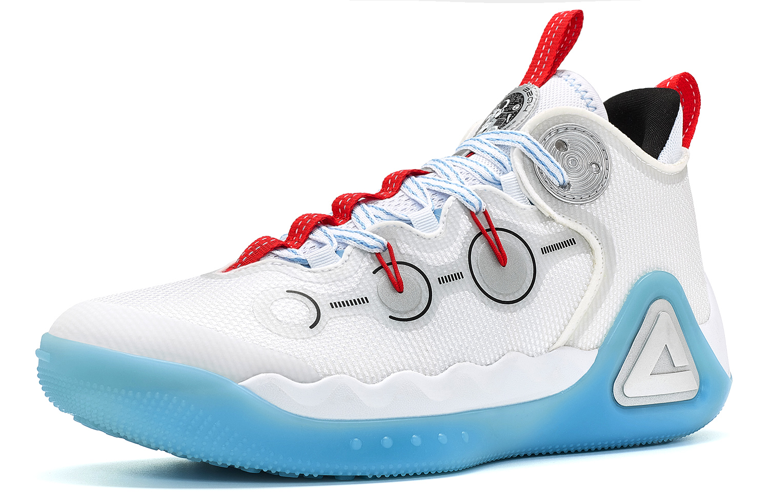 PEAK Star Shift Cushioning Fabric Slip Resistant, Abrasion Resistant, Breathable Mid top Performance Basketball Shoes