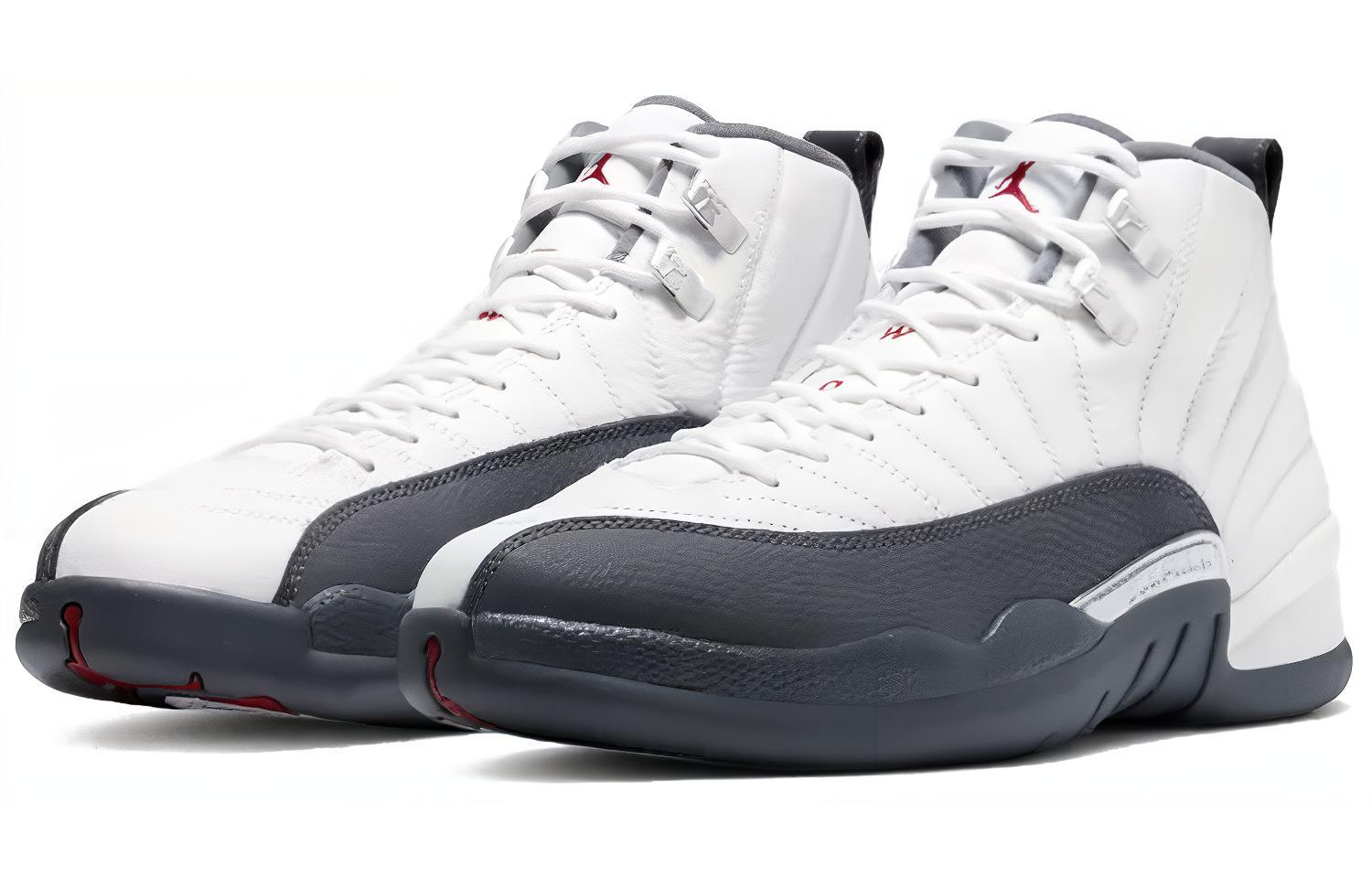 Jordan 12 Retro White Dark Grey