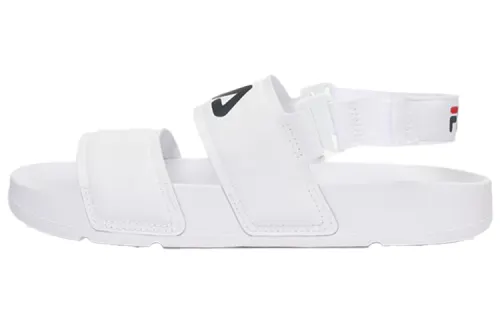 FILA Drifter Slide Beach Sandals Unisex White Korean Style