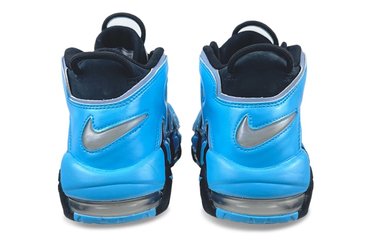 Nike Air More Uptempo Mid top Vintage Basketball Shoes GS Carolina Blue