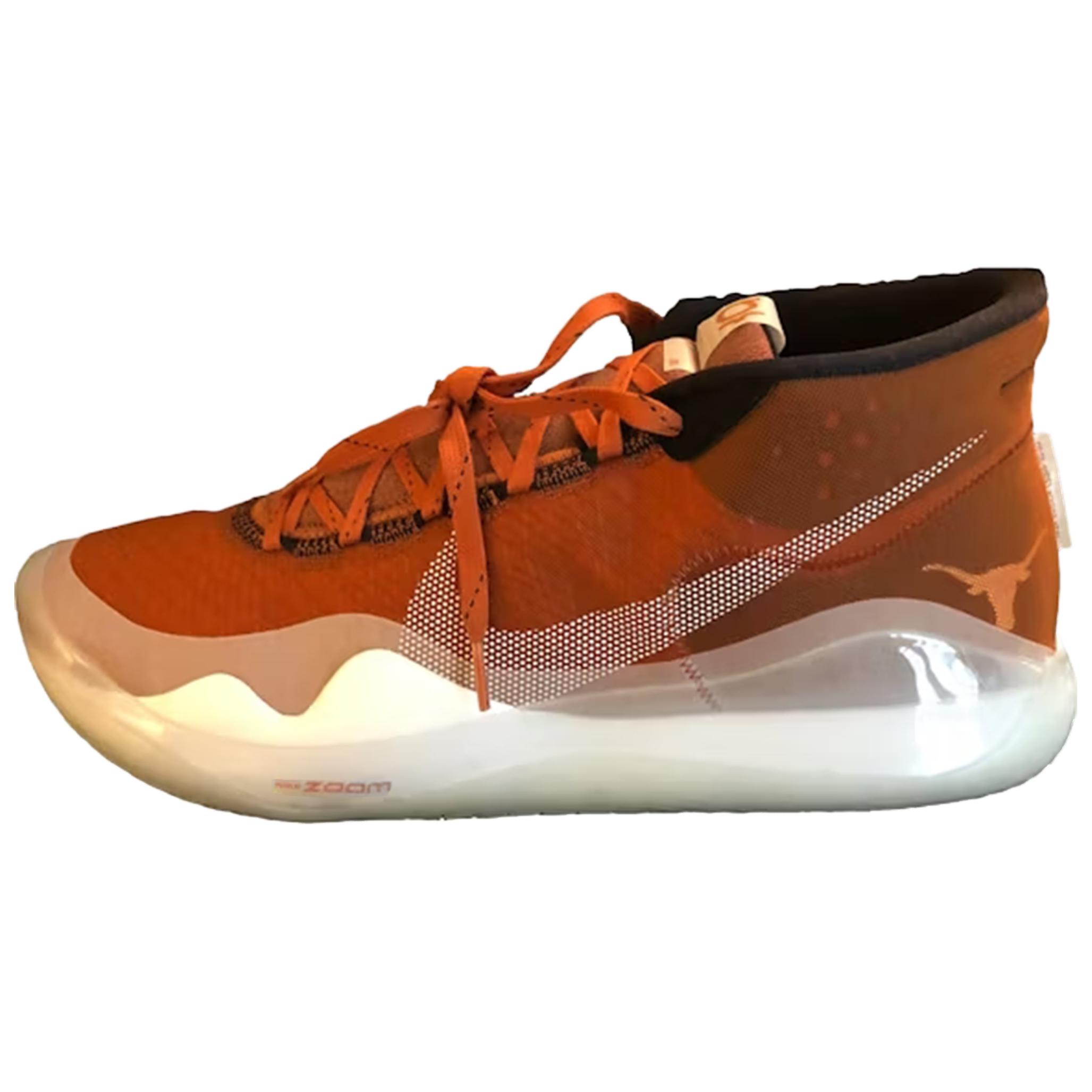 Nike KD 12 comfortable and versatile wear-resistant mid-top basketball shoes men's orange
