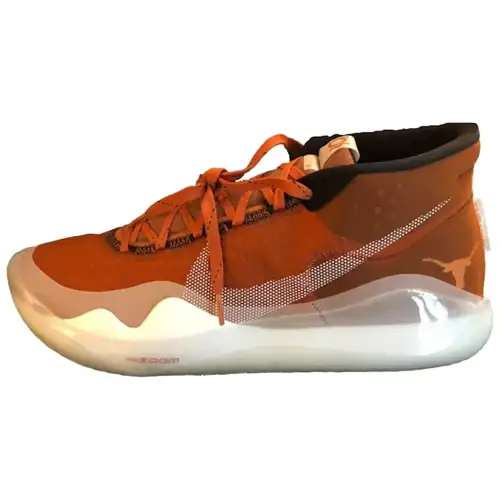 Nike KD 12 comfortable and versatile wear-resistant mid-top basketball shoes men's orange