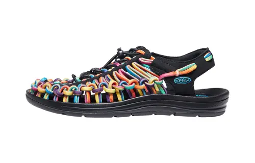 Keen Uneek Fabric River Trekking Shoes Women's Black, Multicolor
