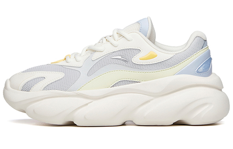 Anta Life Collection Cat Paw Low top Chunky Sneakers Women's White Blue