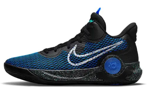 Nike KD Trey 5 IX ep mesh Durant Comfortable Shock Absorbing, Anti-slip and Wear-resistant Low-top Retro Basketball Shoes Men's Black and Blue Domestic Version