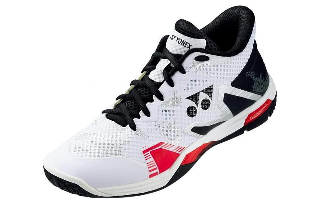 YONEX Comfortable And Breathable Cushioning Slip Resistant Low top Badminton Shoes Unisex Black White