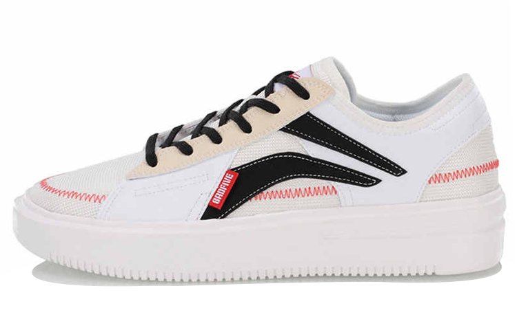 Li Ning Badfive The Rebel Casual Low top Basketball Shoes Women’s White Apricot