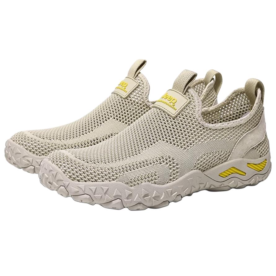 Jeep Abrasion Resistant Breathable Balance Low top Mountaineering Shoes Men’s Sand