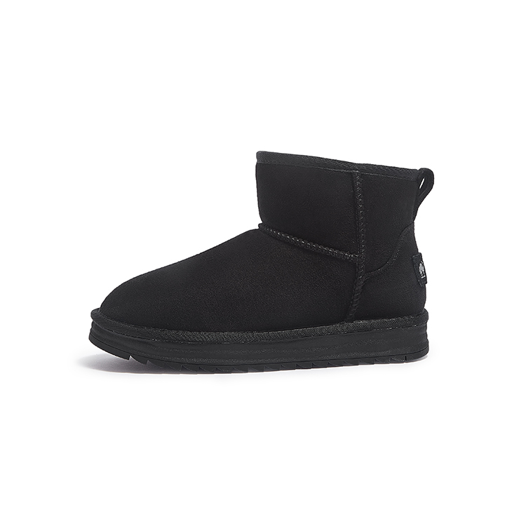CAMEL Thickened And Fleece Lined, Thermal, Abrasion Resistant Slip Resistant, Solid Color Versatile, Basic Snow Boots