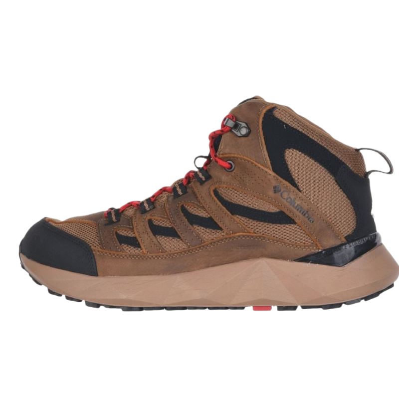 Columbia Slip Resistant Abrasion Resistant High top Hiking Shoes Men’s Brown