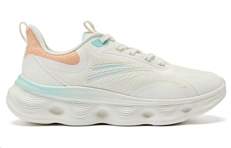 QIAODAN Slip Resistant Abrasion Resistant Low top Training Shoes Women’s White Yellow