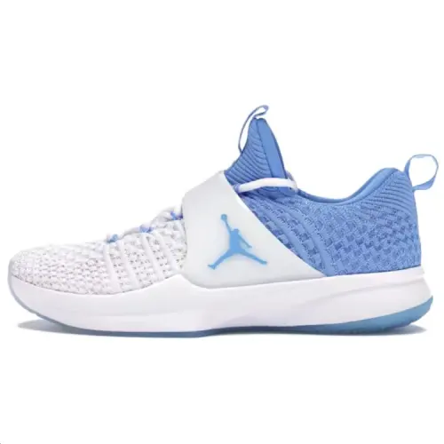 Jordan Trainer 2 Abrasion Resistant Low top Training Shoes Unisex White Blue