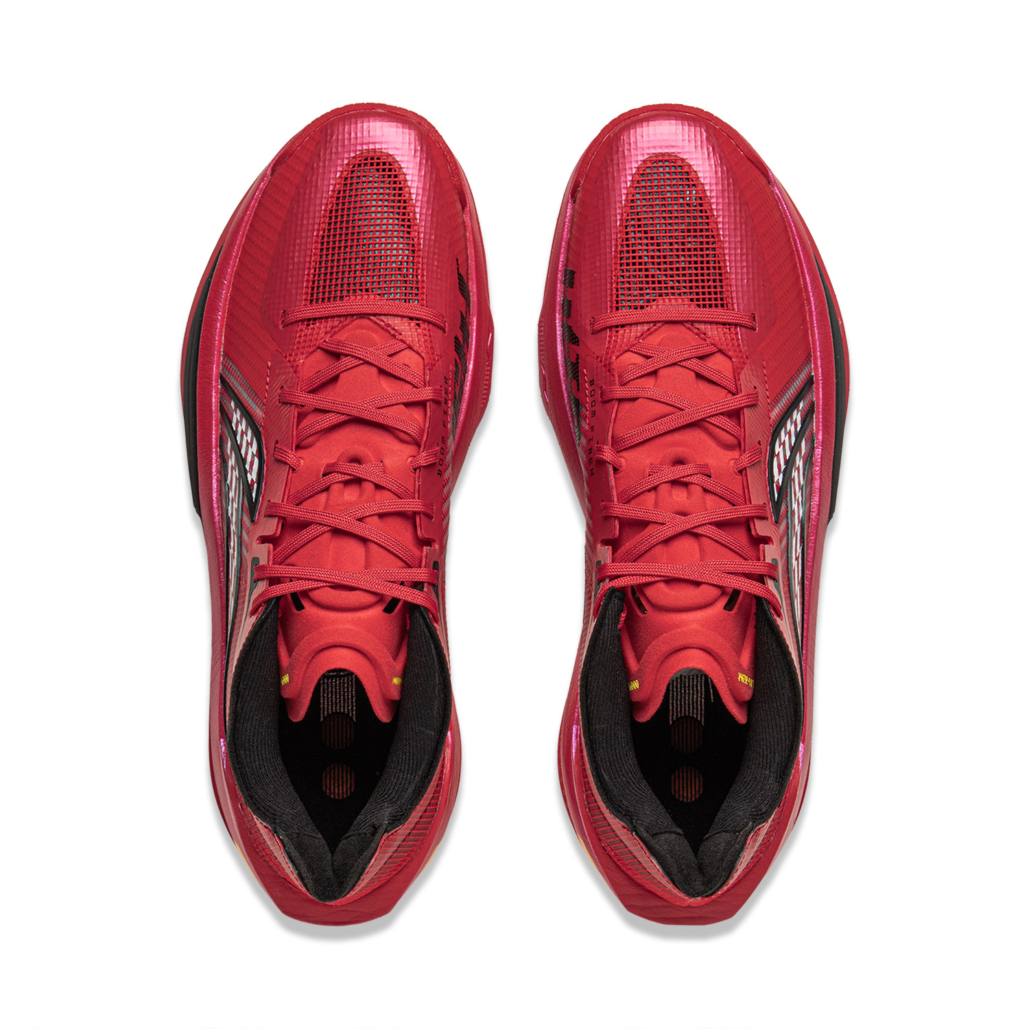 Li Ning ULTRALIGHT Cushioning Slip Resistant Abrasion Resistant Rebound Grip Low top Basketball Shoes Men’s Red