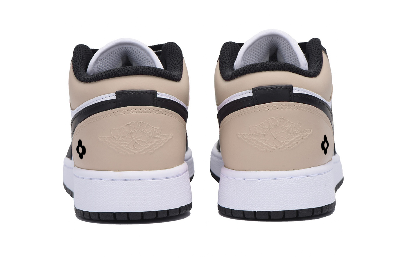 Jordan Air Jordan 1 Low top Vintage Basketball Shoes Men’s White Brown