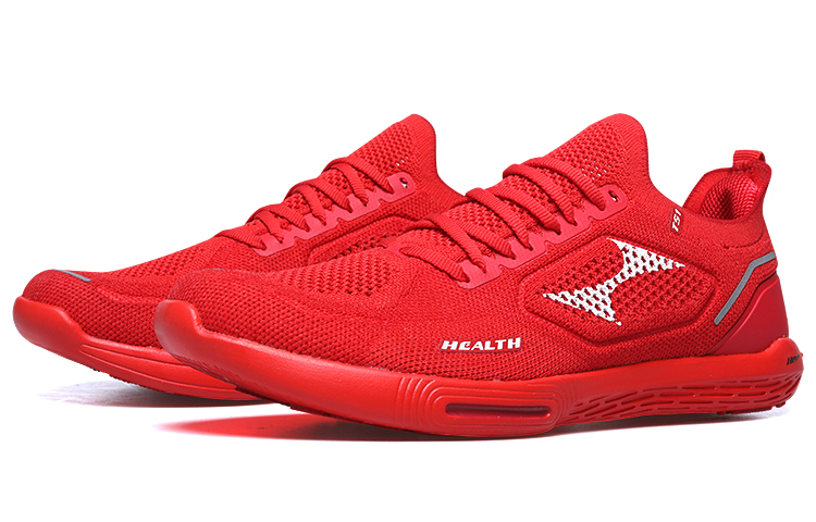 HEALTH TS1 Training Shoes Unisex Low Top Racing Red