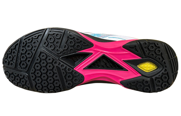 BONNY Raven Deficit Collection The Realm Of The Future Cushioning Breathable Low top Badminton Shoes Unisex White
