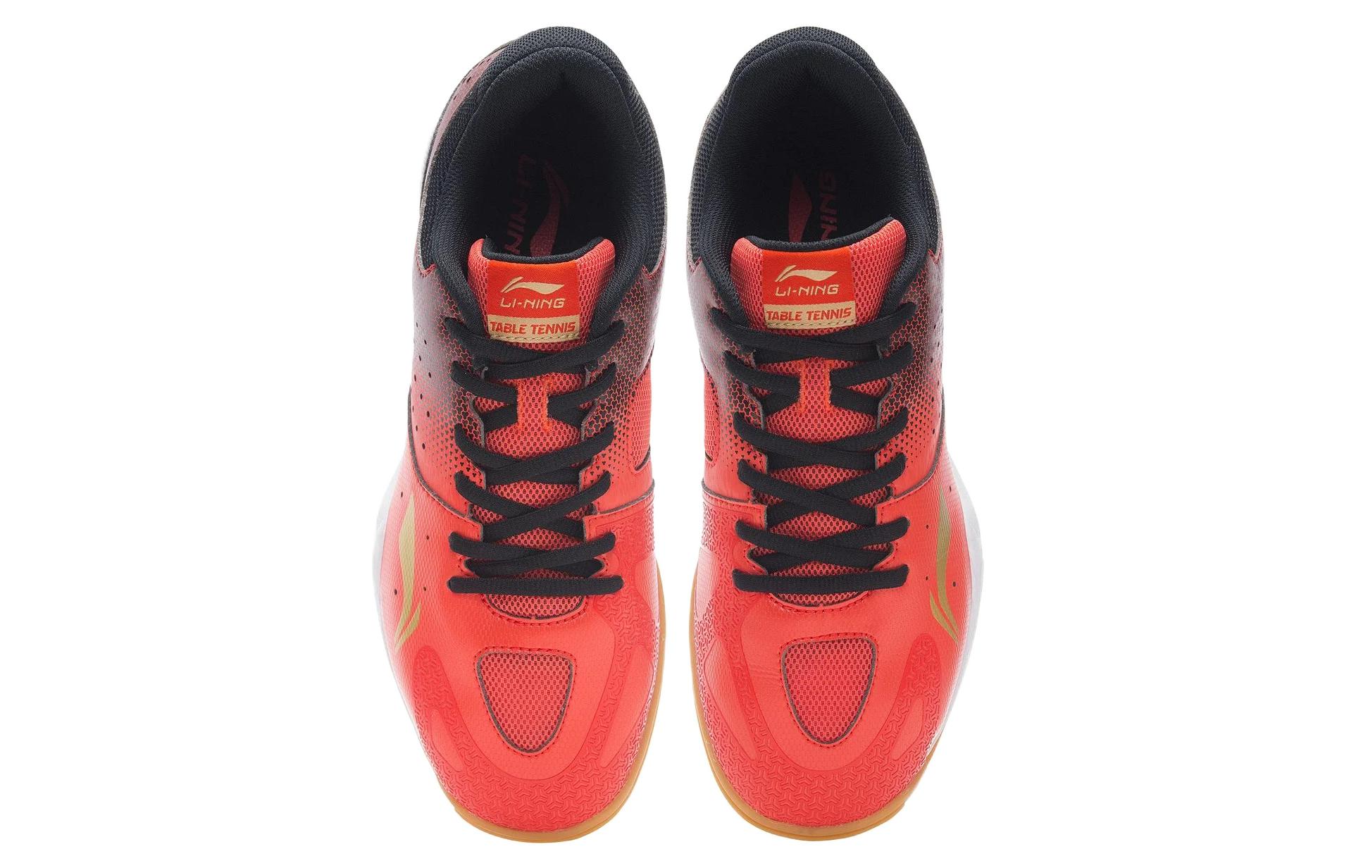 Li Ning Qilin TD Cushioning Slip Resistant Abrasion Resistant Low top Training Shoes Men’s Red