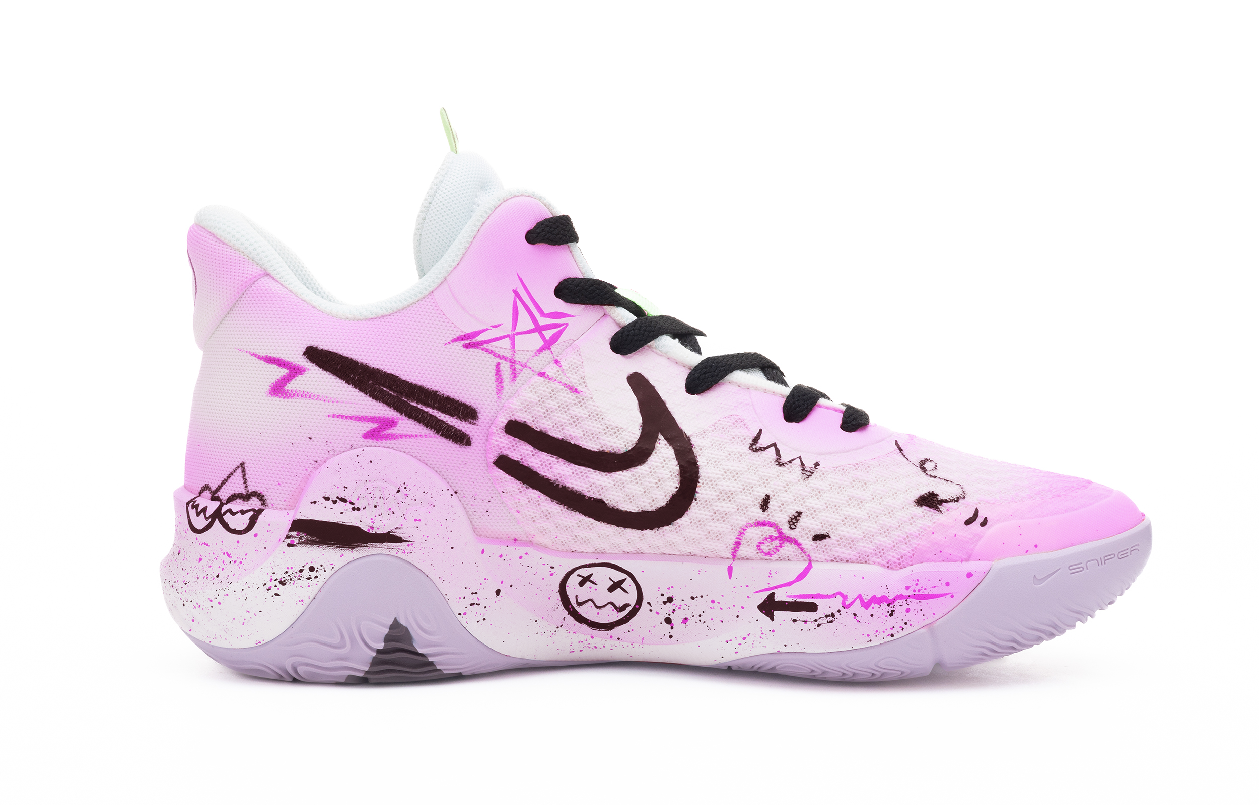 Nike KD Trey 5 IX Blazing Shadow Lava Fabric Slip Resistant Abrasion Resistant Mid top Vintage Basketball Shoes Men’s