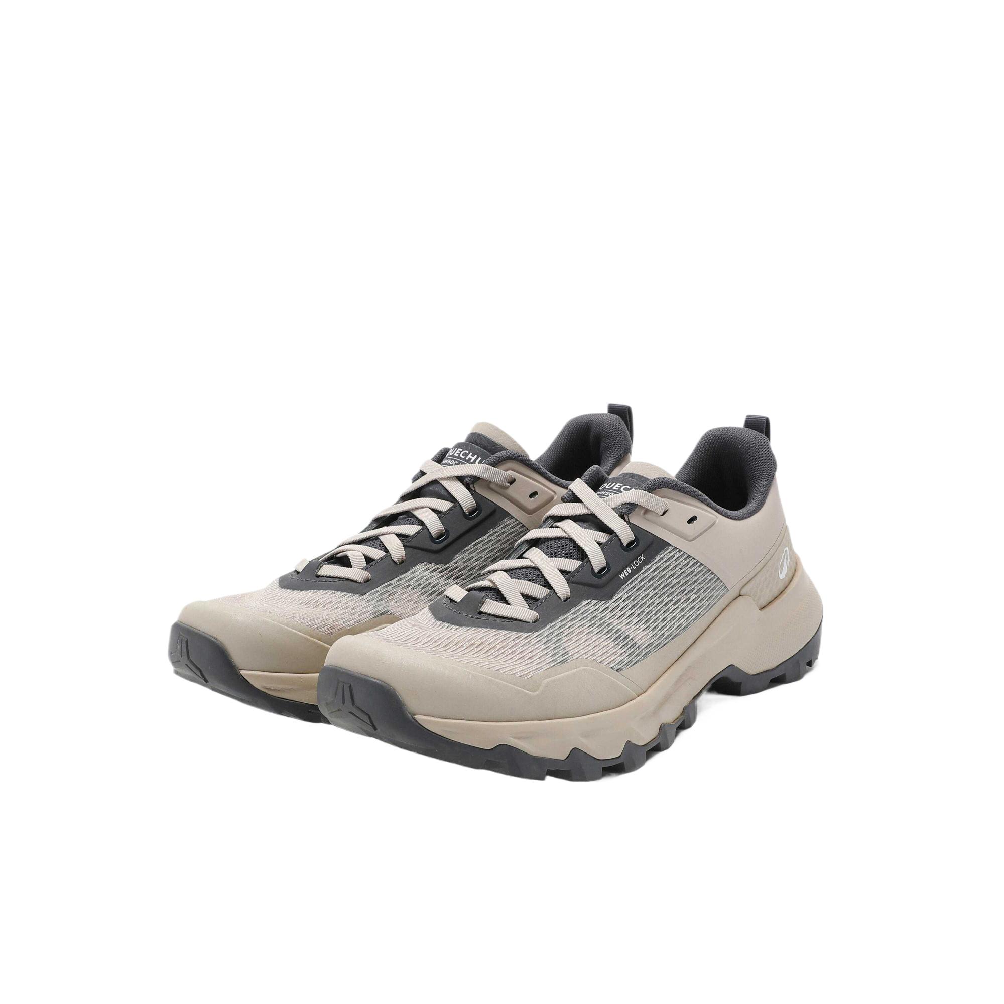 DECATHLON MH500 Cushioning Slip Resistant Abrasion Resistant Low top Hiking Shoes Women’s Beige Brown