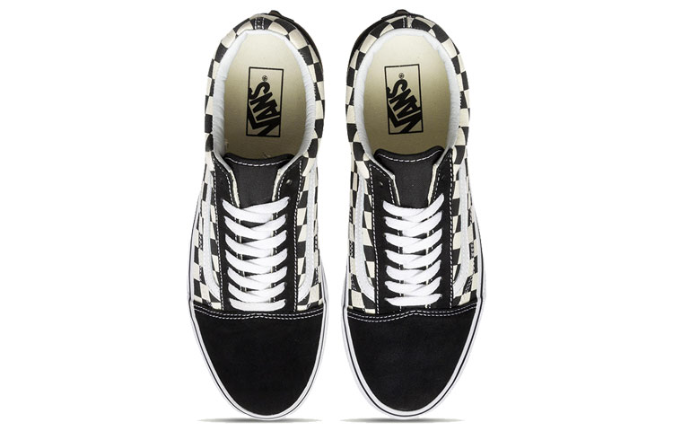 Кеды Vans Old Skool Gum Block (черно-белые) — фото 5