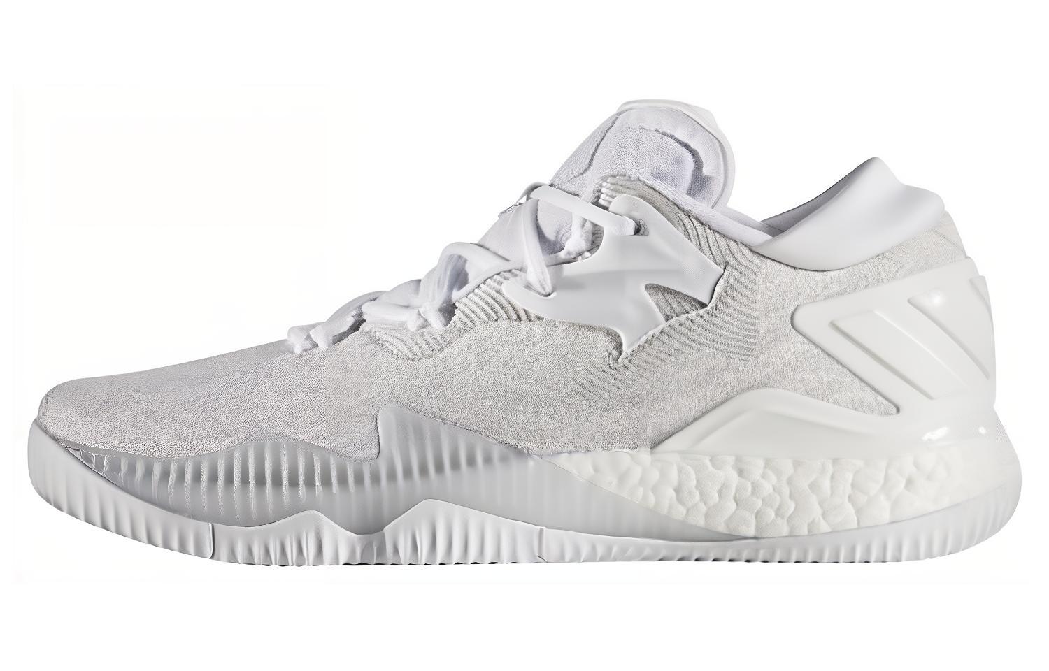Adidas Crazylight Boost 2016 Harden Activated Triple low-top basketball shoes for men and women, white